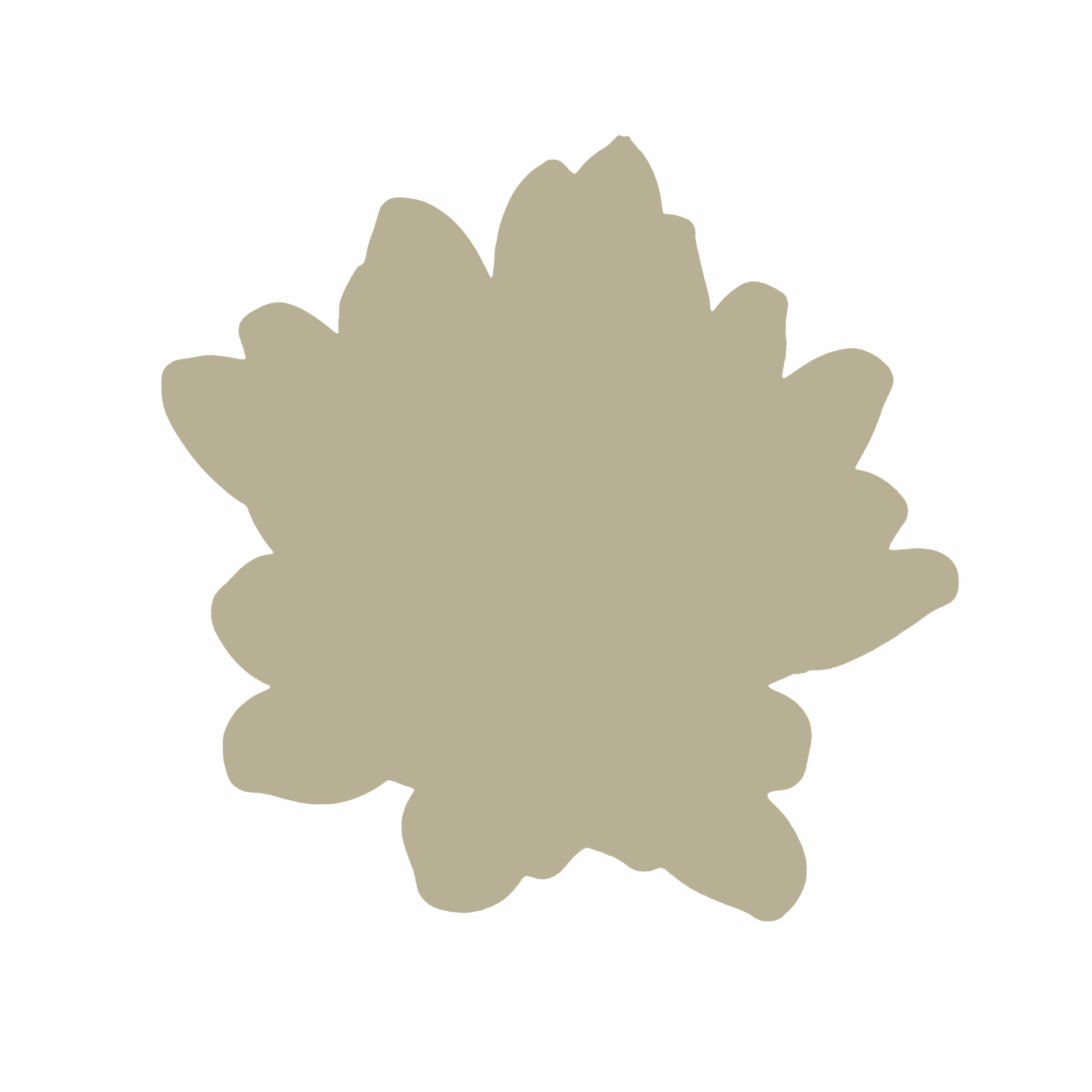 Flower dark green 6